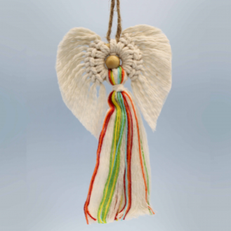 Hati-Hati Macrame Angel in Gift Box