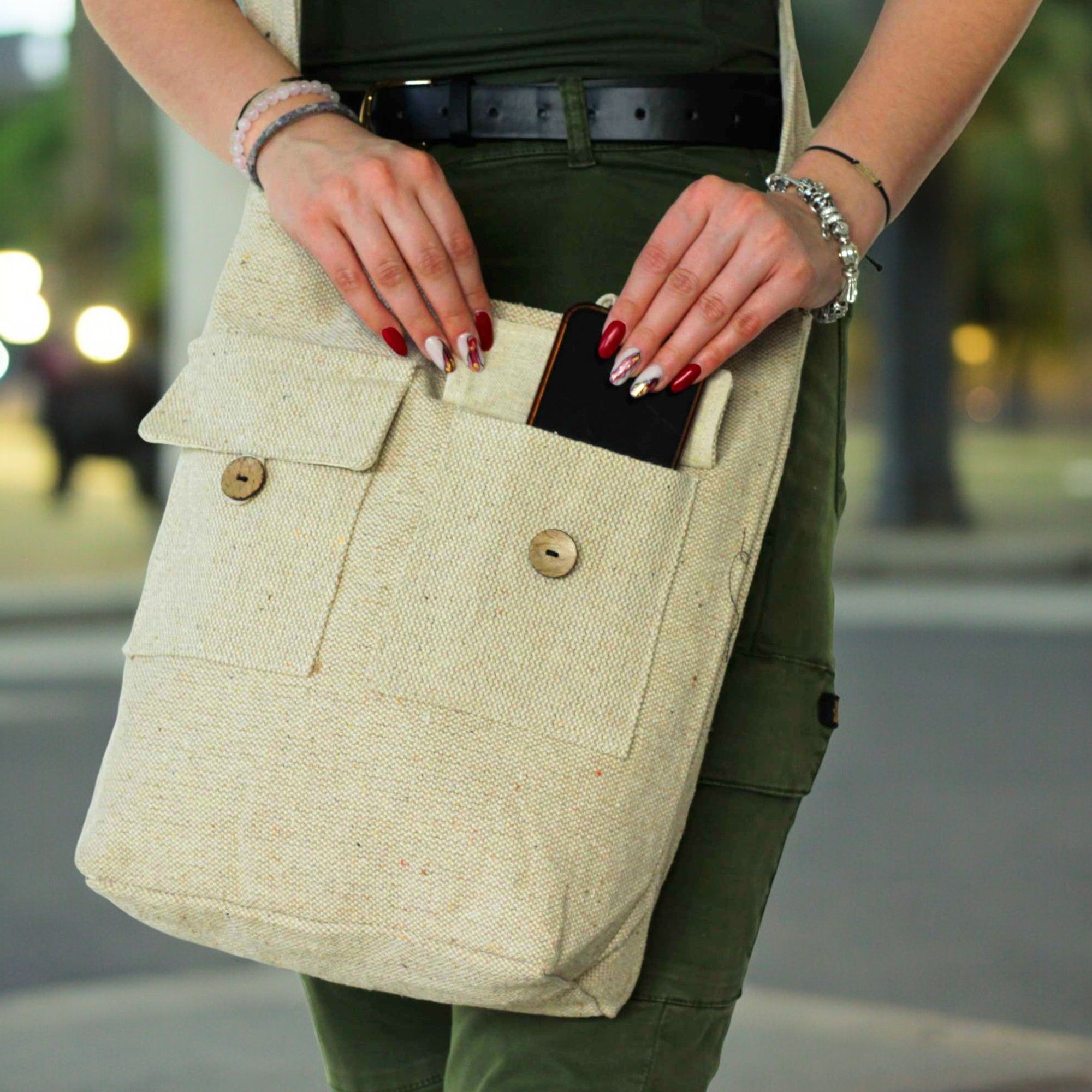 Natural Tones Pocket Bags