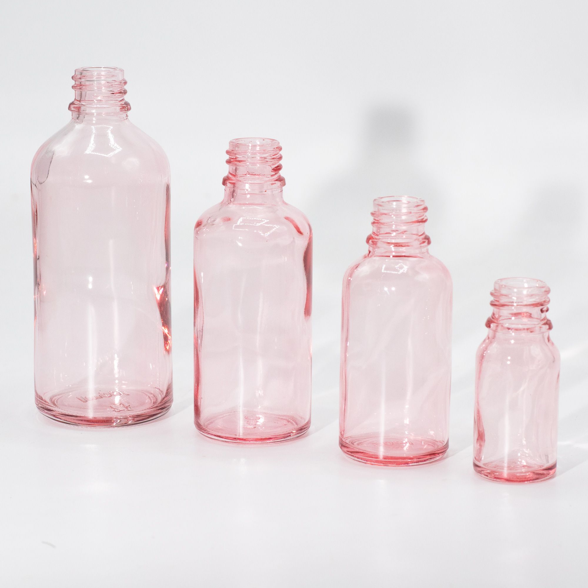 Rose Pink Dropper Bottles