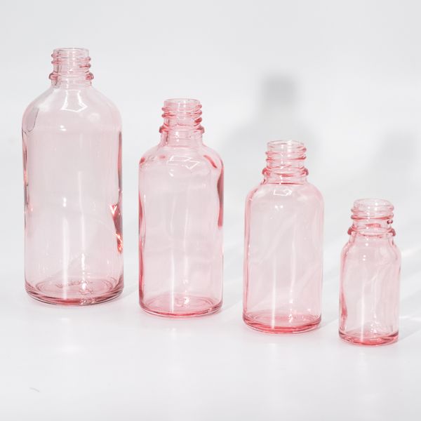 Rose Pink Dropper Bottles
