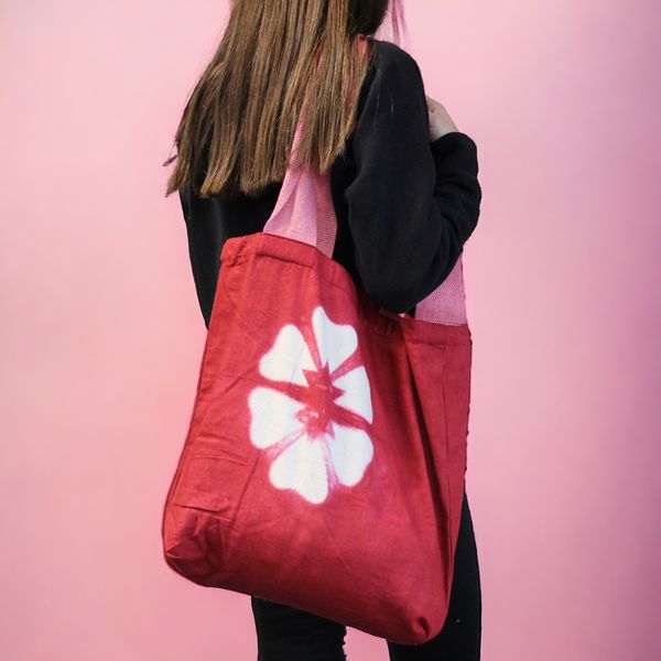 Natural Tie-Dye Cotton Bags