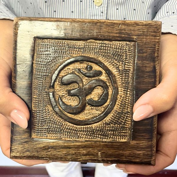Hand-Carved Wooden Boxes