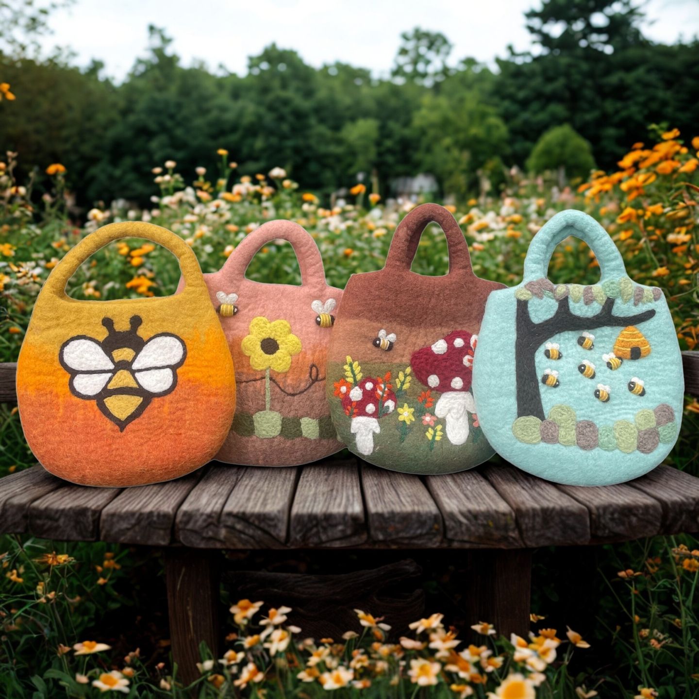 Water Felted Bags
