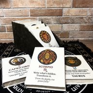 Med Star Signs Notebooks - (15x12cm) - 40 Pages (12 x Assorted Designs) - Display Case