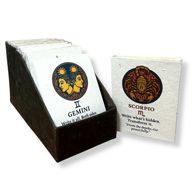 Med Star Signs Notebooks - (15x12cm) - 40 Pages (12 x Assorted Designs) - Display Case