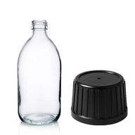 200ml Clear Glass Medicine Bottle