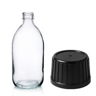 300ml Clear Glass Medicine Bottle