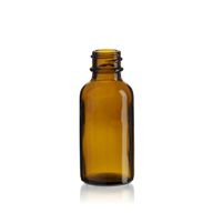 30ml Amber Glass Boston Bottle - No Cap