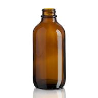 500ml Amber Glass Boston Bottle - No Cap
