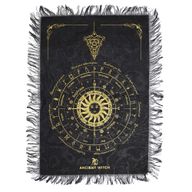 Sun Face - Pendulum Divination Cloth - Black & Gold