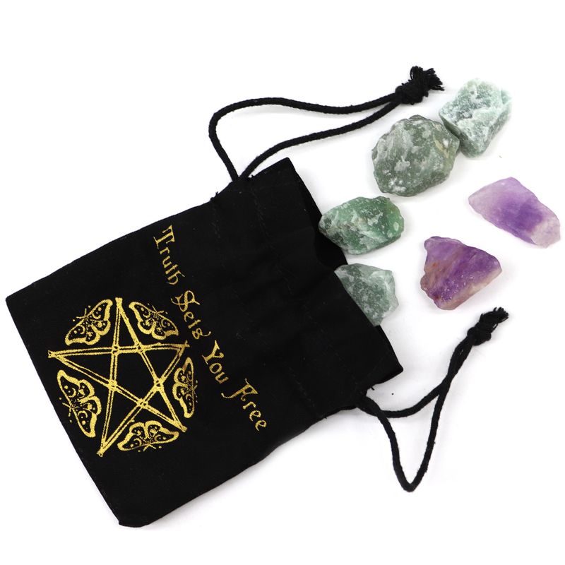 Esoteric Pouches - Black & Gold (4 x 3 Designs) - 10x12cm