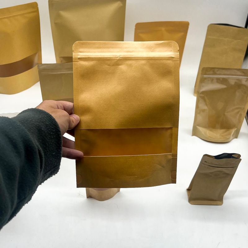 Pack of Kraft Window Bag 18x26 cm