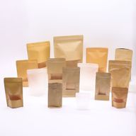 Pack of Kraft Window Bag 12x20 cm