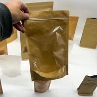 Kraft Full Window Bags - 16x24cm