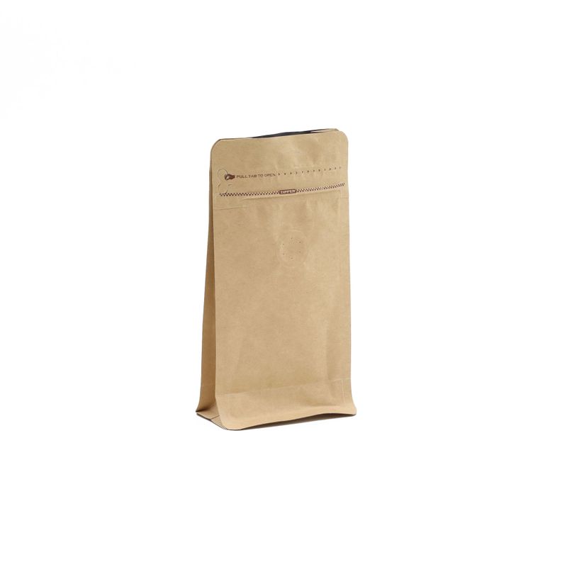 Small Coffee Bag with Aroma Vent - 9x18cm (125gm)