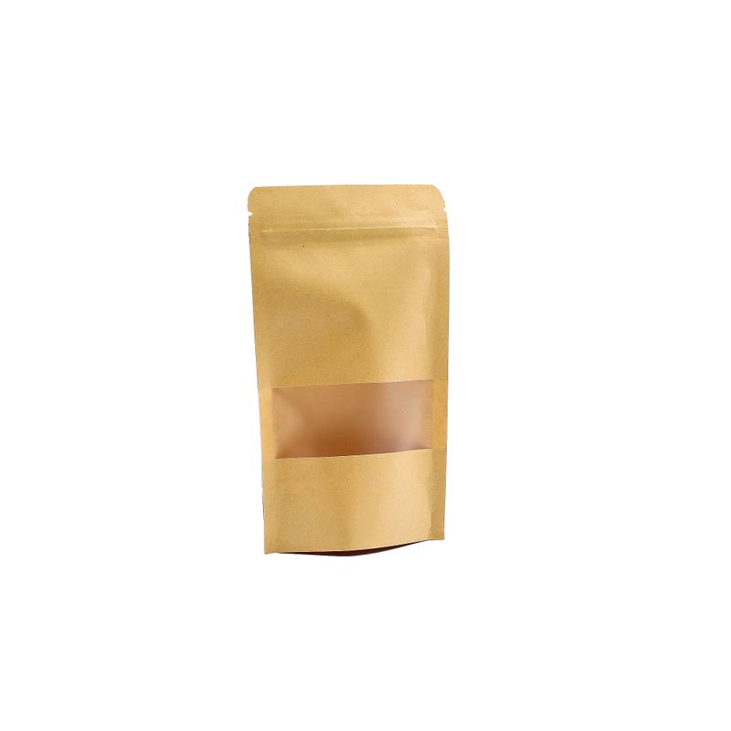 Pack of Kraft Window Bag 12x20 cm