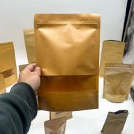 Pack of Kraft Window Bag 16 x24 cm