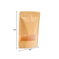 Pack of Kraft Window Bag 18x26 cm