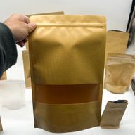 Pack of Kraft Window Bag 20 x 30 cm
