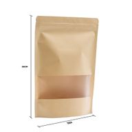 Pack of Kraft Window Bag 25 x 35 cm