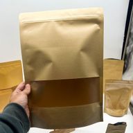 Pack of Kraft Window Bag 25 x 35 cm