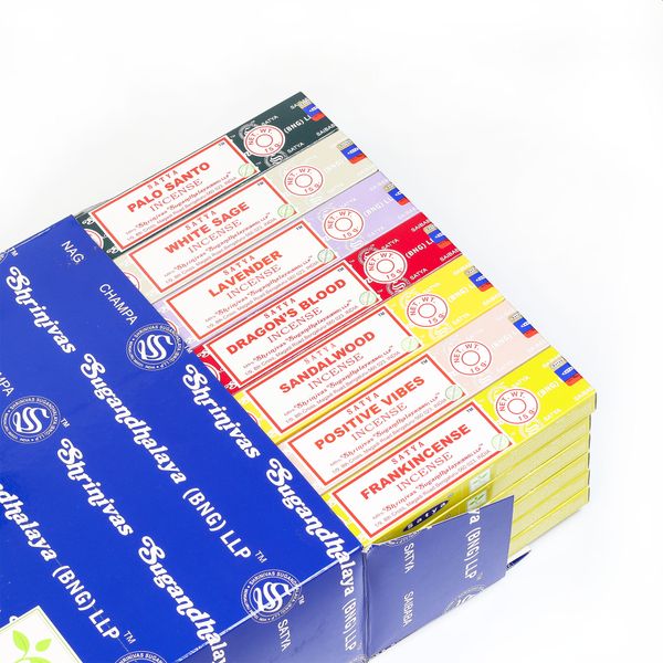 Satya Assorted Incense 15 gms in Display Box (no. 1)
