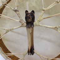 Spirit of the Bear - Shaman Drum & Stick- Tunable - 40cm