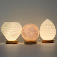 New Wave Lamp - USB-C - 3 Settings - Shell Twisted