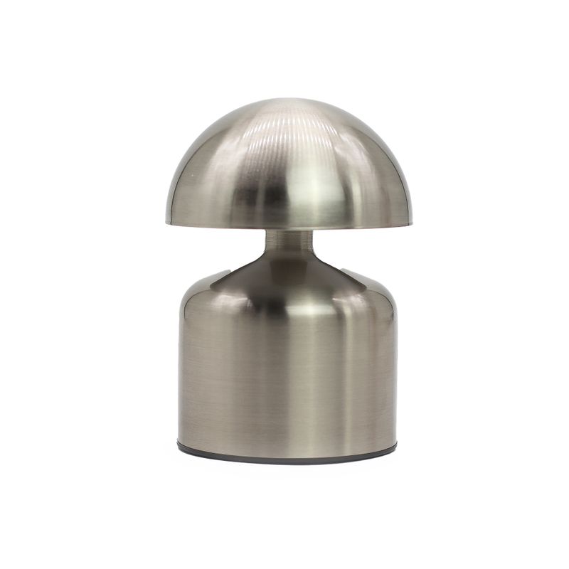 Touch Lamp - Dome Mushroom Silver - USB (C) - Rechargable (400 Watt)