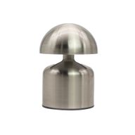 Touch Lamp - Dome Mushroom Silver - USB (C) - Rechargable (400 Watt)