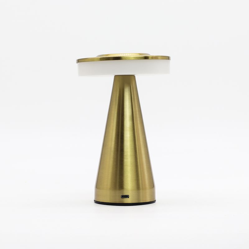Touch Lamp - Tall Stem Copper - USB (C) - Rechargable (400 Watt)