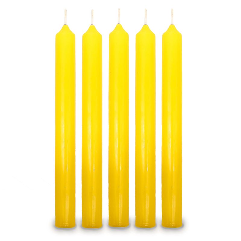 Citrus Yellow Dinner Candle