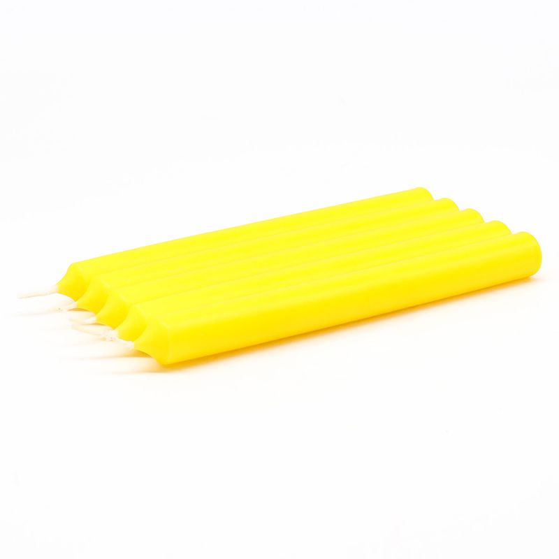 Citrus Yellow Dinner Candle