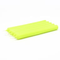 Lime Green Dinner Candle