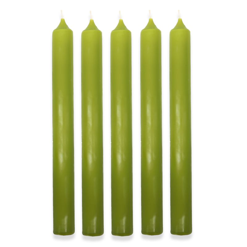 Olive Dinner Candle
