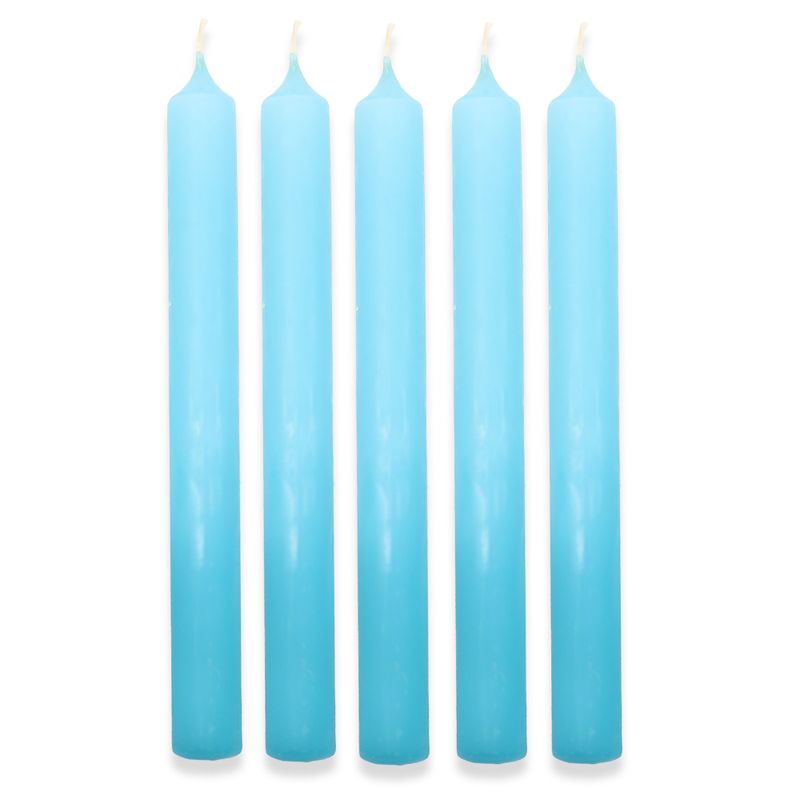 Turquoise Dinner Candle