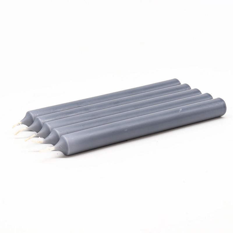 Dark Grey Dinner Candle