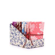Floral Print Assorted Cotton Bound Notebooks 7x10cm (display pack)