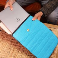 Laptop Padded Pouch - Crazy Yellow - 14oz Stonewash