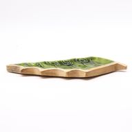 Lost in the Forrest - Enamel Leaf Wooden Bowl - 33x17cm