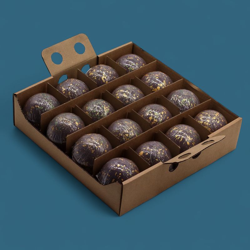 Dubai Bath Bomb - Emerald Chocolate Oudh - 180g