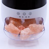 Salt Stone Flame Effect Aroma Diffuser  - White USB - Colour Change and Timer