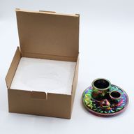 Palo Santo Stick & Smudge Holder - Mandala - Metallic Rainbow