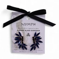 Royal Blue - Vintage Glass - Fairies - Earrings