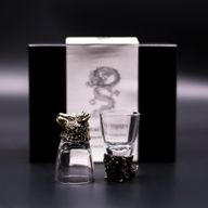 Gift Set of 6 Bottom Up Shot Glasses (50ml) - Wild Forest Creatures