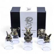 Gift Set of 6 Bottom Up Shot Glasses (50ml) - Mystical Creatures