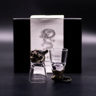 Gift Set of 6 Bottom Up Shot Glasses (50ml) - Mystical Creatures