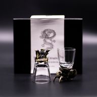 Gift Set of 6 Bottom Up Shot Glasses (50ml) - Mystical Creatures