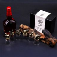 Gift Set of 6 Bottom Up Shot Glasses (50ml) - Mystical Creatures