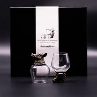 Gift Set of 6 Bottom Up Glasses (100ml) - Wild Forrest Creatures